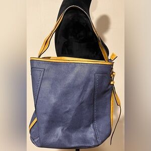 CHILLX Blue and Yellow Bucket Tote Bag